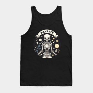 Namaste Skull Tank Top